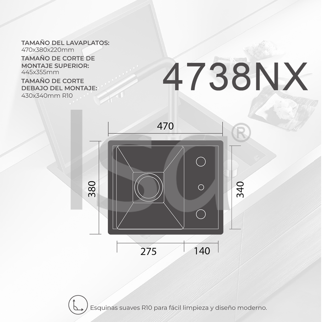 LAVAPLATOS 4738NX
