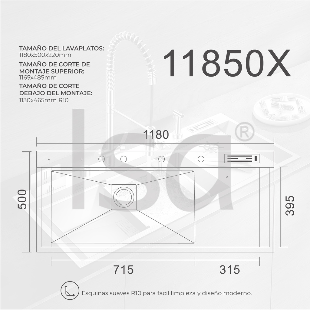 LAVAPLATOS 11850X