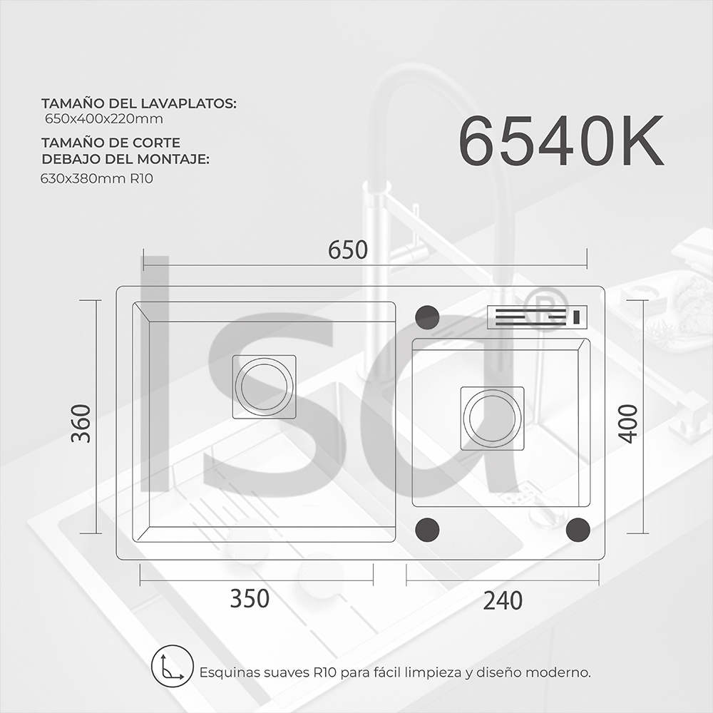 LAVAPLATOS 6540K