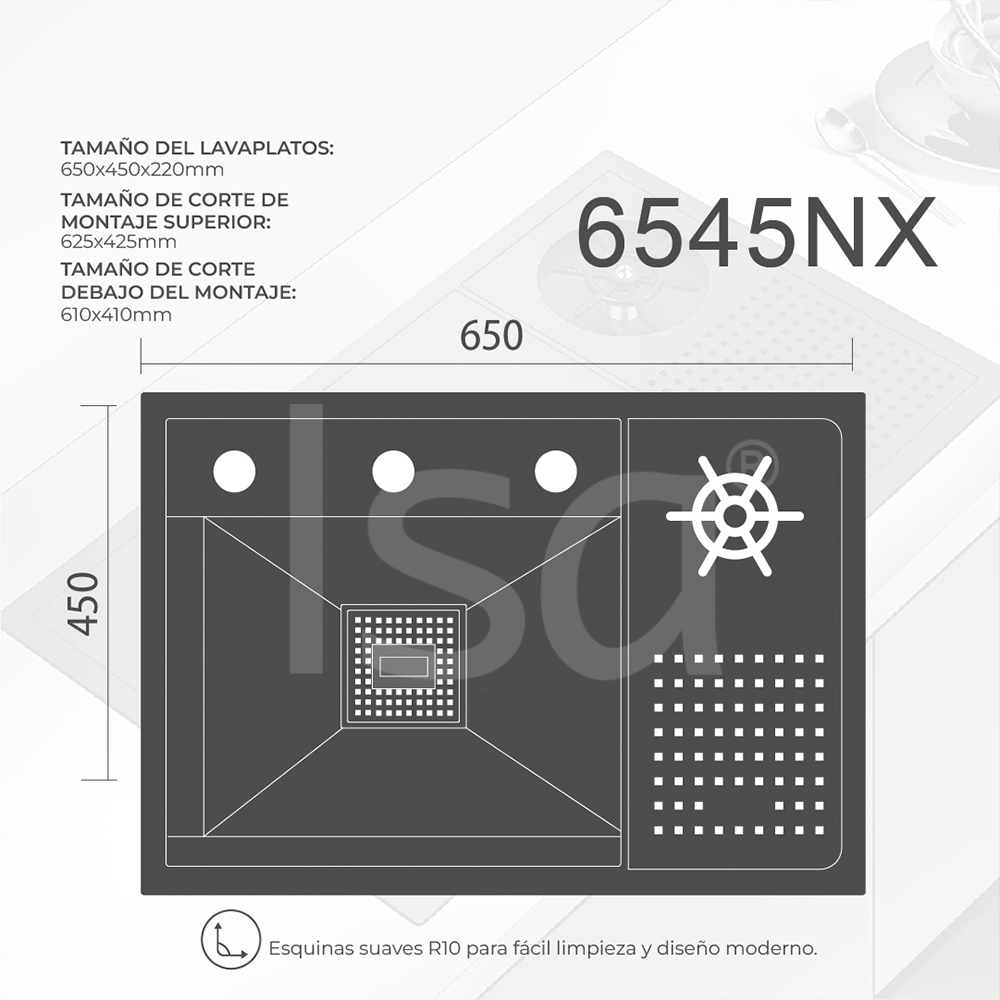 LAVAPLATOS 6545NX