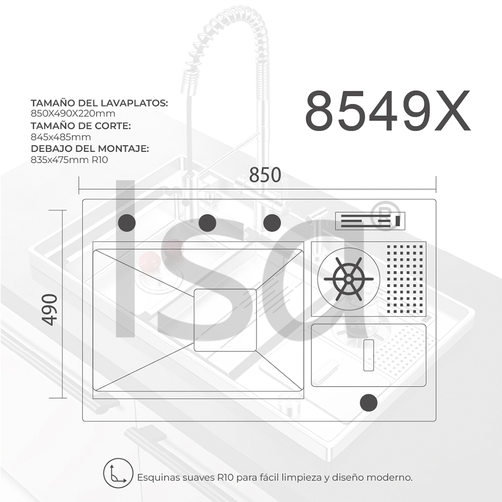 LAVAPLATOS 8549X