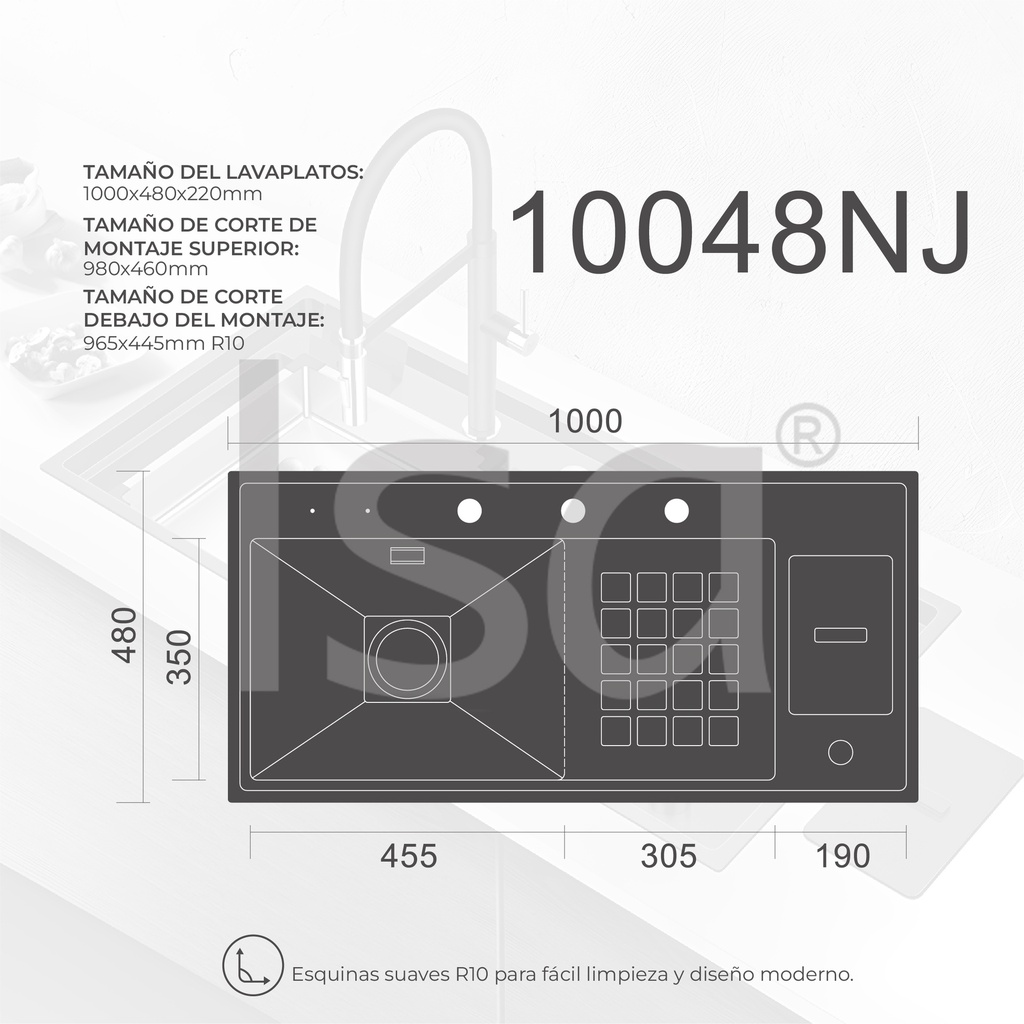 LAVAPLATOS 10048J